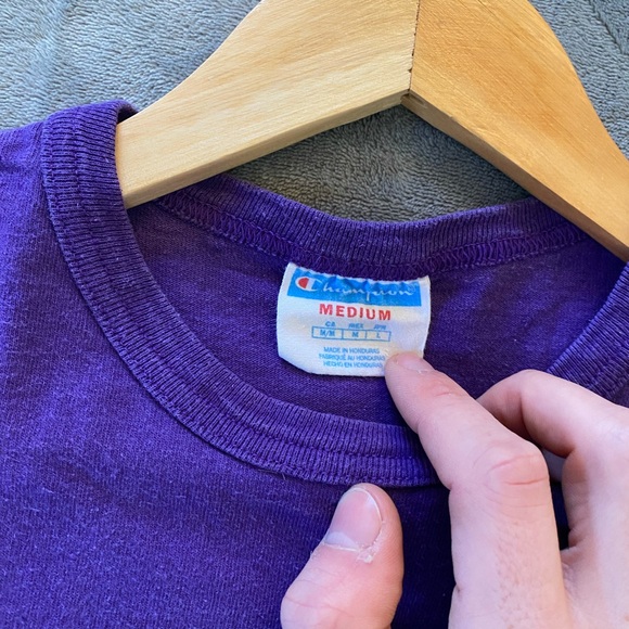 Champion Vintage Purple Men's Shirt - Picture 4 of 4
